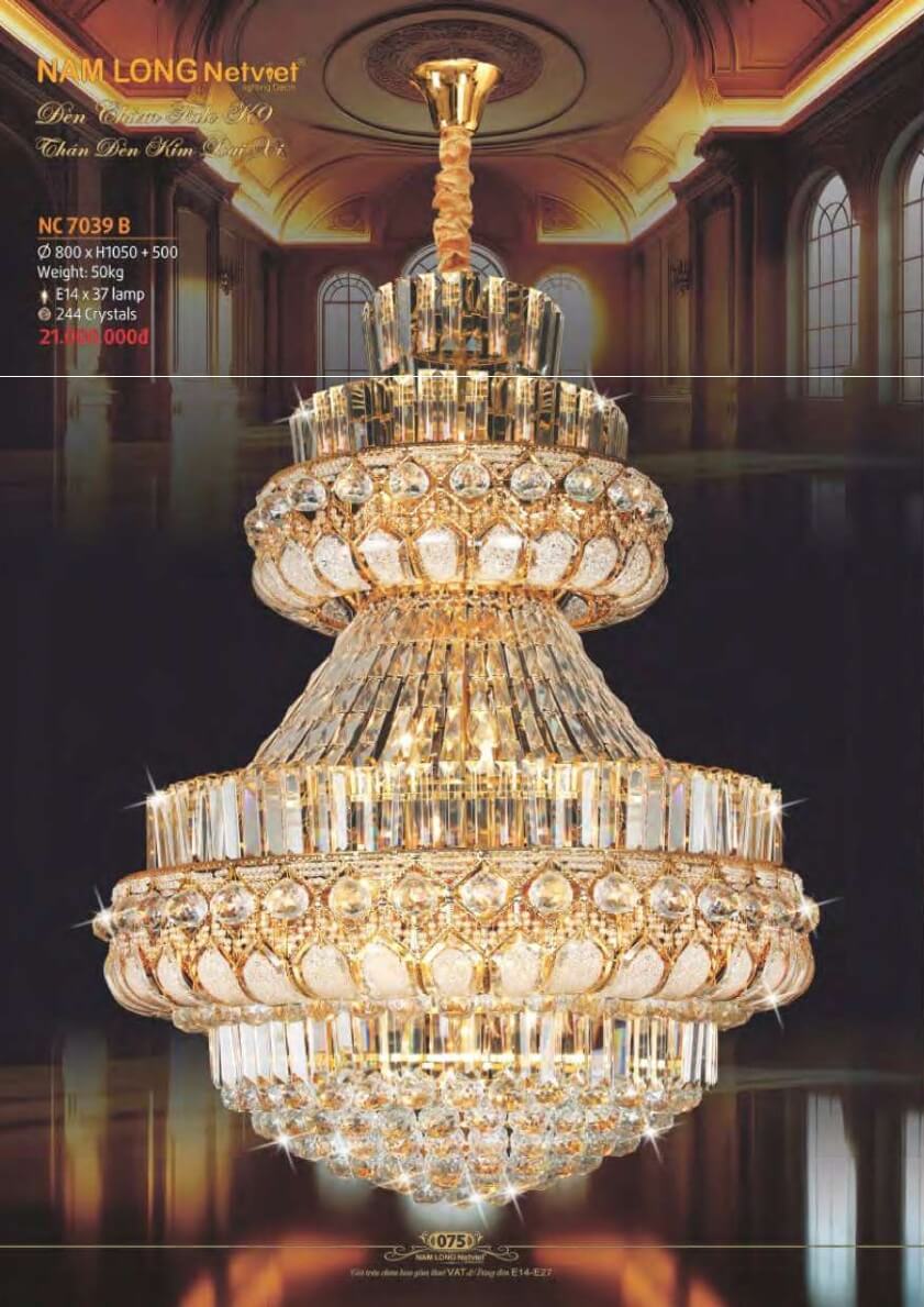 Đèn chùm Nam Long Netviet NC 7039B