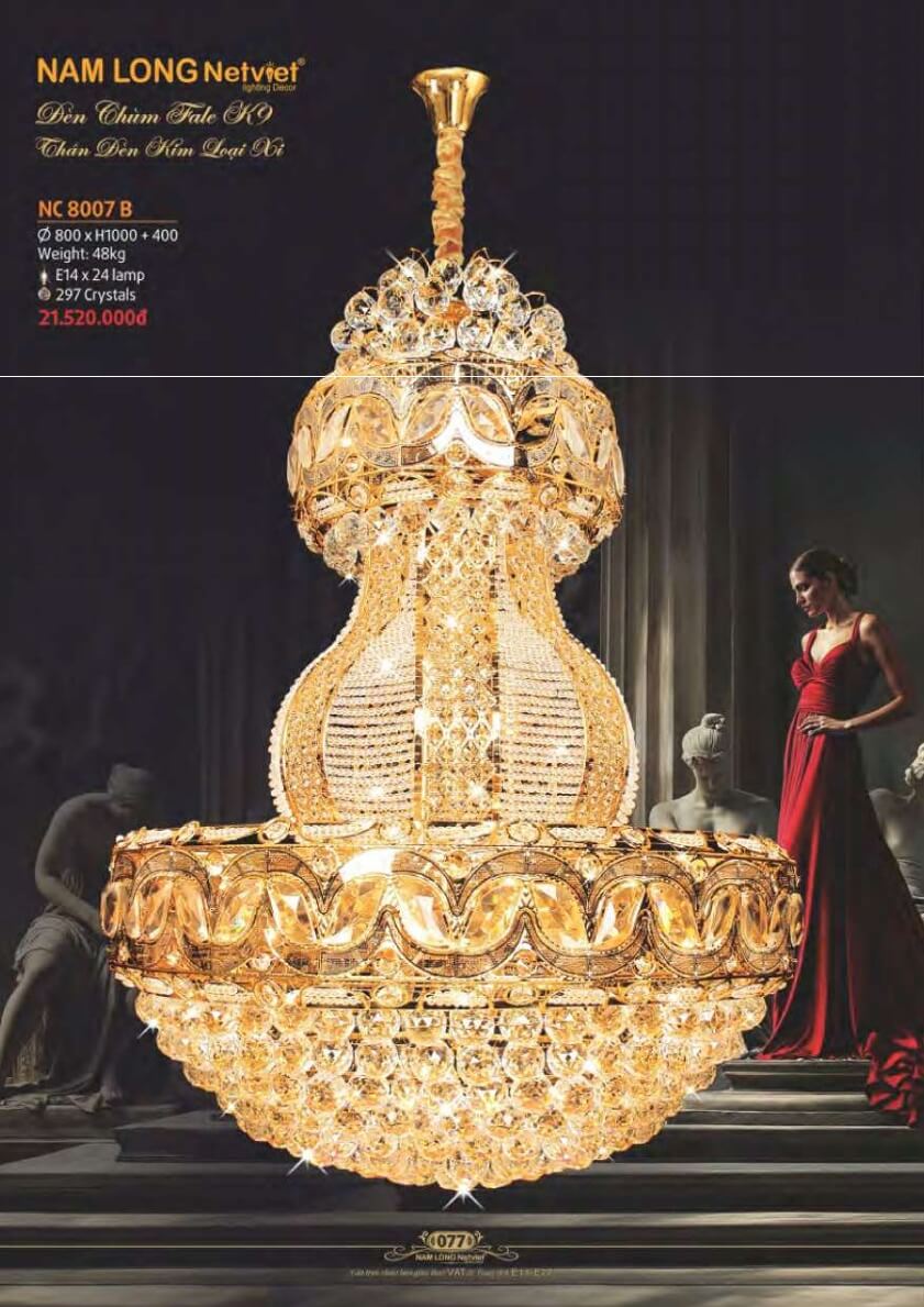 Đèn chùm Nam Long Netviet NC 8007B