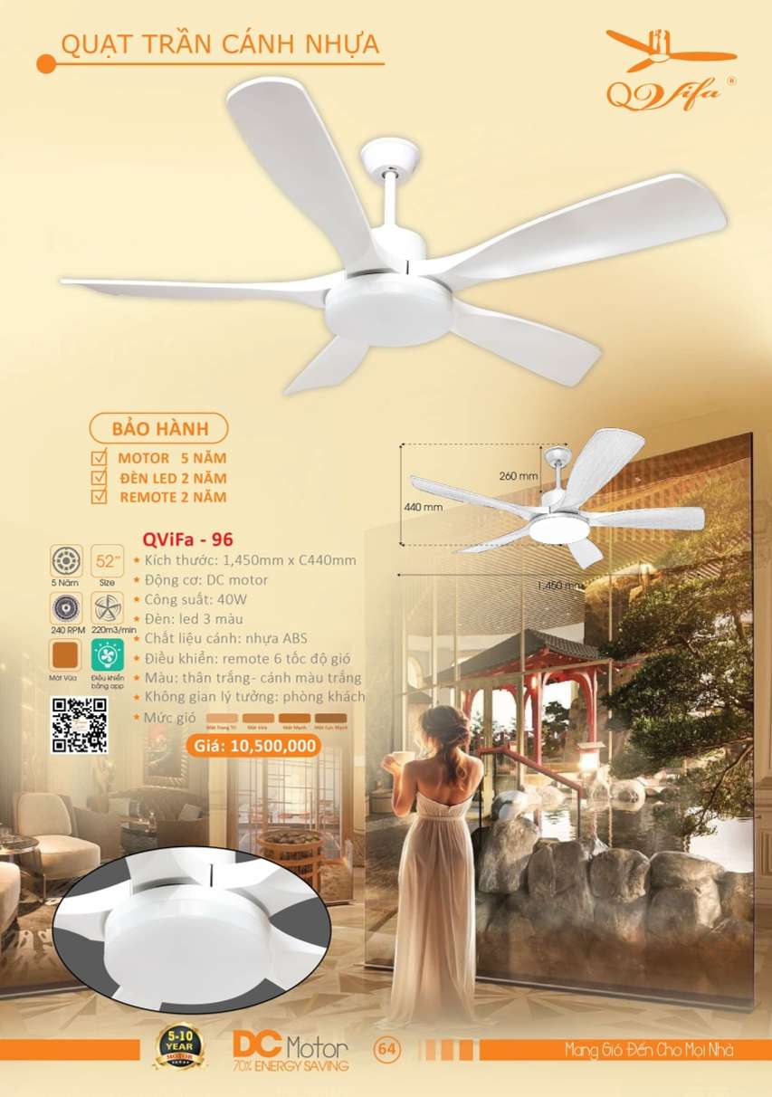 Quạt trần QViFa - 96