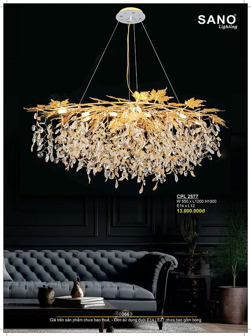 Đèn chùm pha lê Sano Lighting CPL 2577