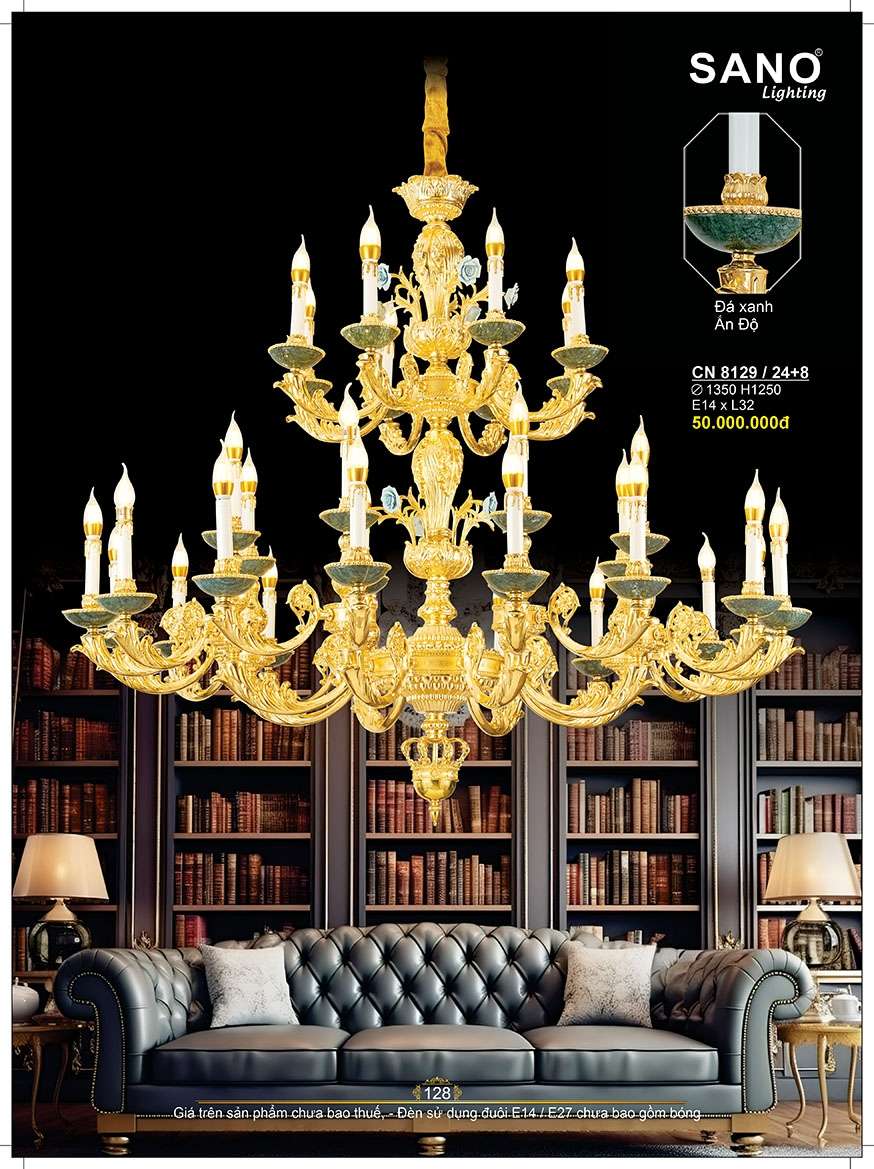 Đèn chùm Sano Lighting CN 8129/24+8