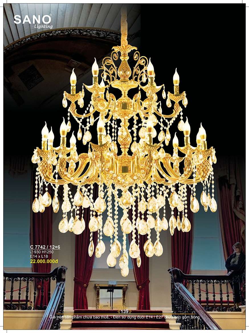 Đèn chùm Sano Lighting C 7742/12+6