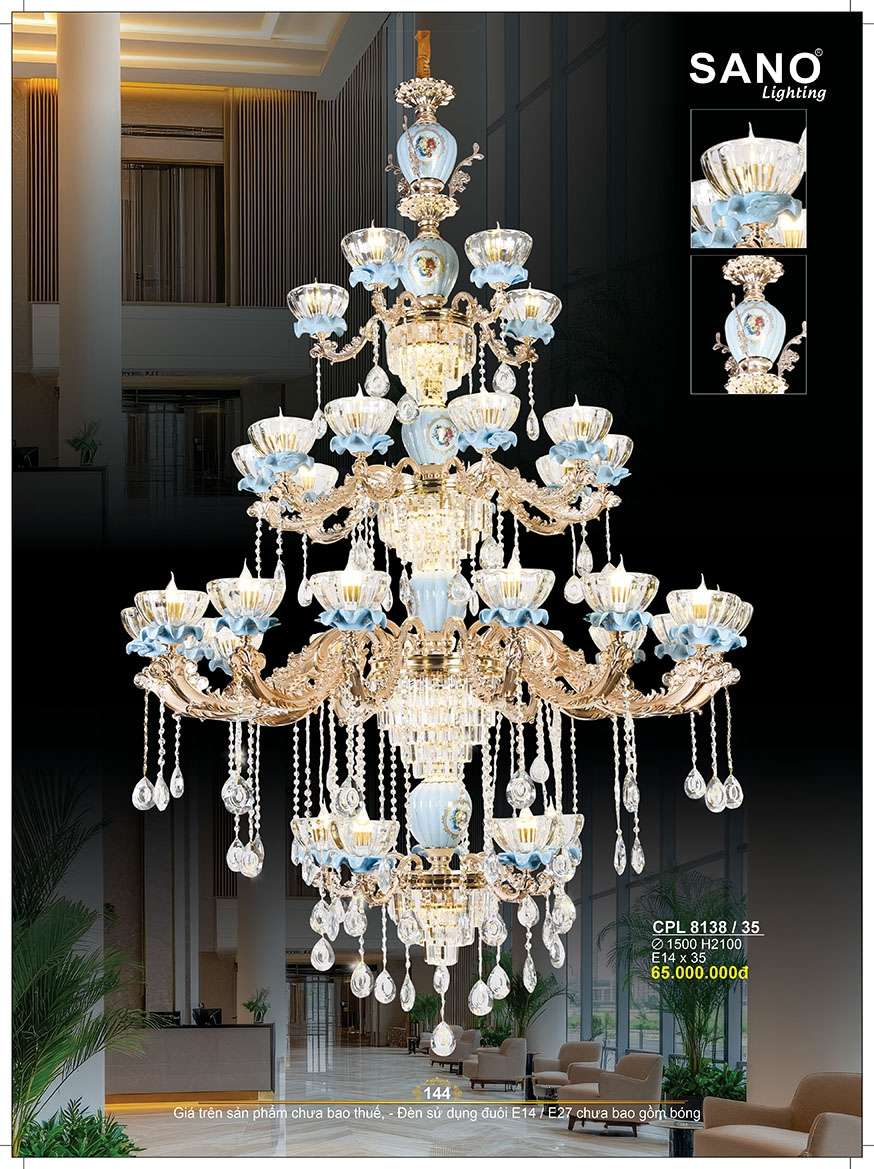 Đèn chùm Sano Lighting CPL 8138/35
