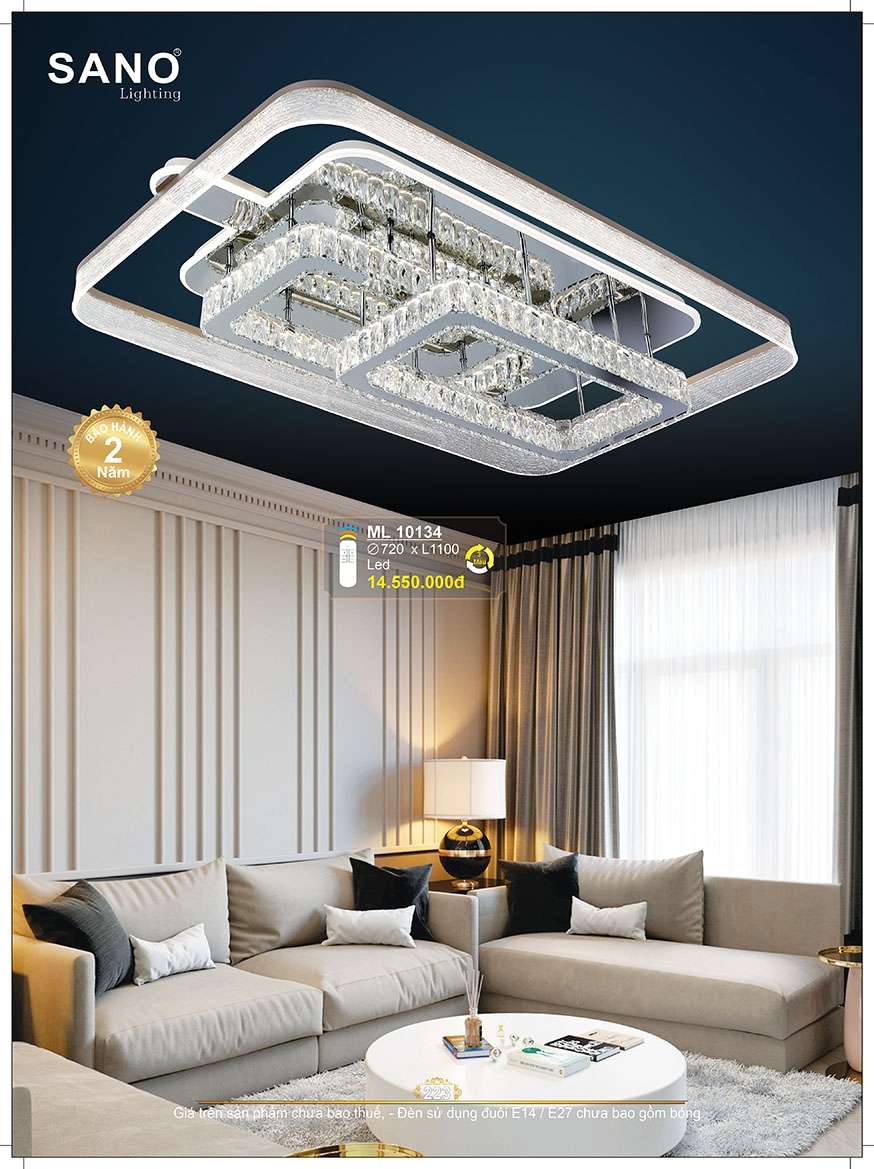 Đèn mâm pha lê Sano Lighting ML 10134
