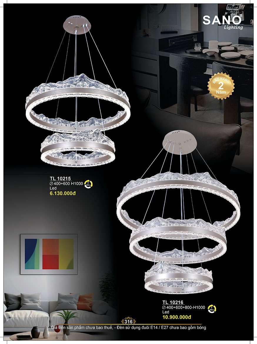 Đèn thả Sano Lighting TL 10215, TL 10216