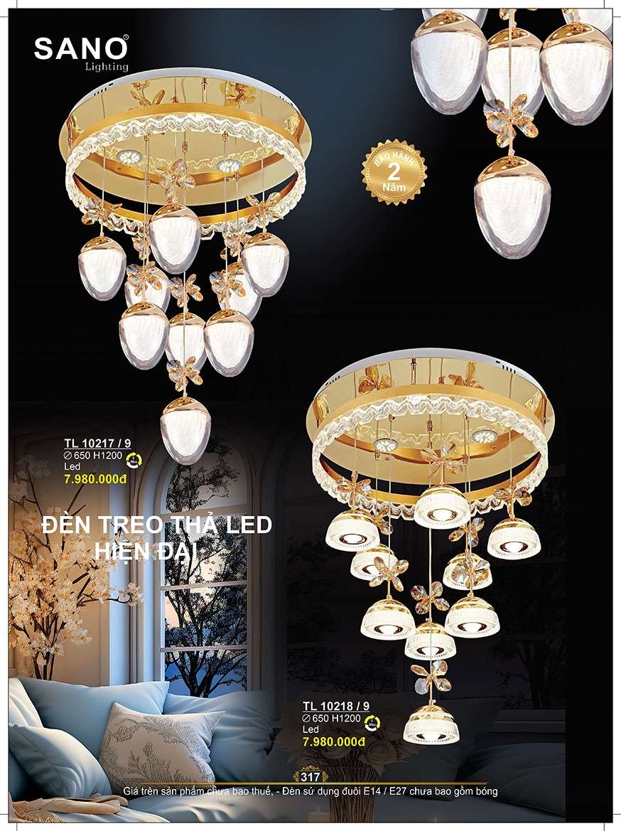 Đèn thả Sano Lighting TL 10217/9, TL 10218/9