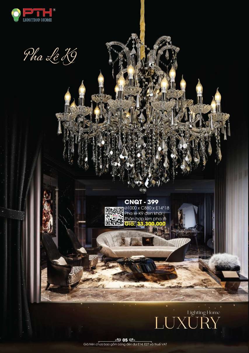 Đèn chùm PTH Lighting Home CNQT - 399