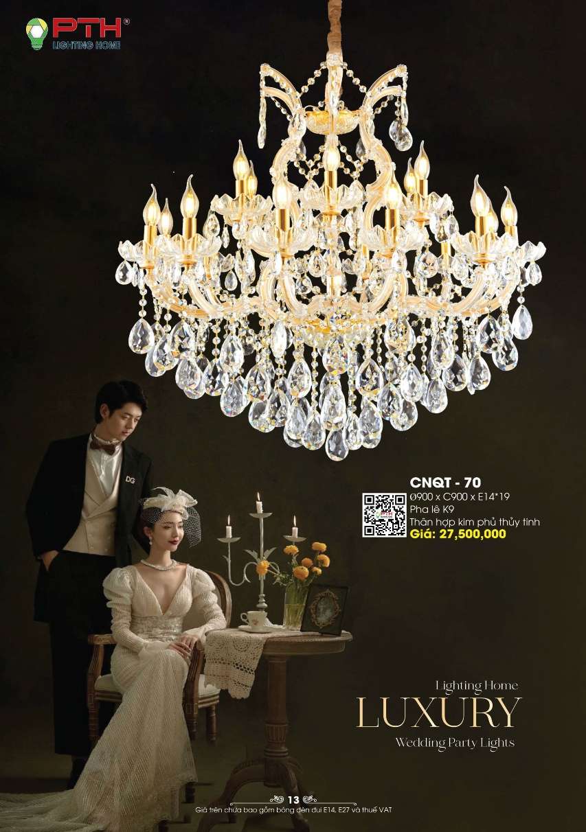 Đèn chùm PTH Lighting Home CNQT - 70