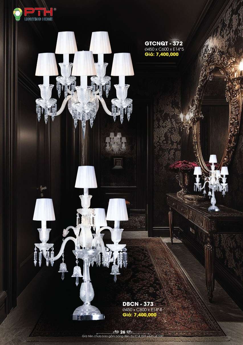 Đèn gắn tường PTH Lighting Home GTCNQT - 372, DBQT - 373
