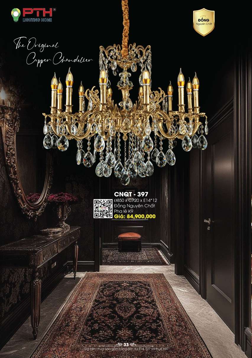 Đèn chùm PTH Lighting Home CNQT - 397
