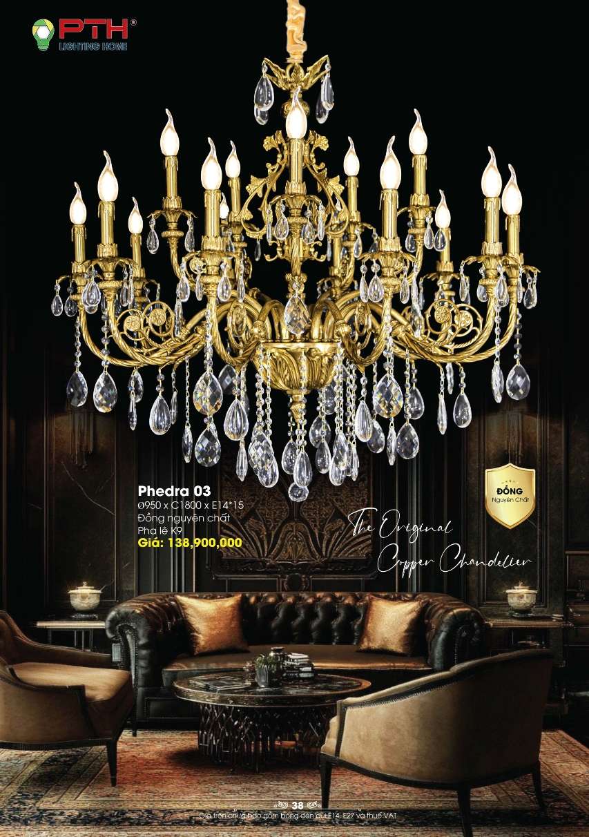 Đèn chùm PTH Lighting Home Phedra 03