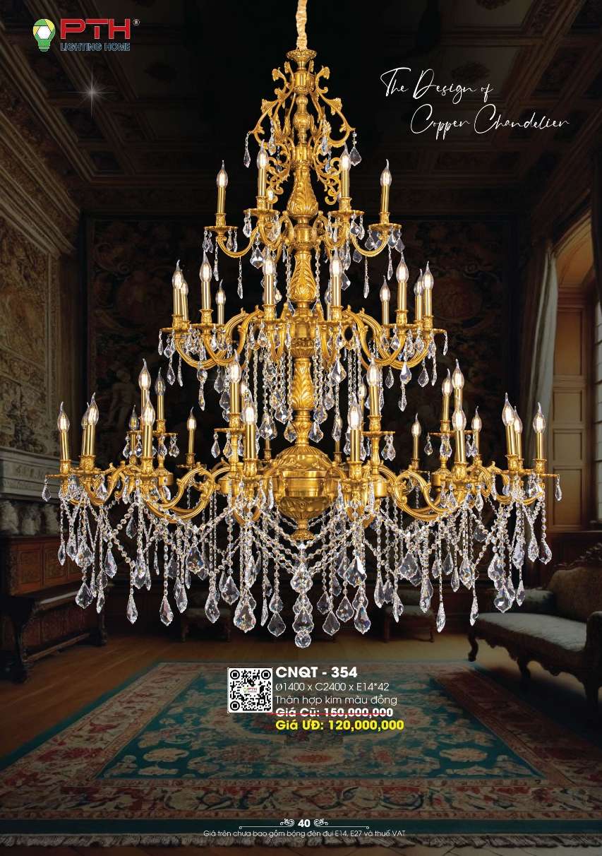 Đèn chùm PTH Lighting Home CNQT - 354