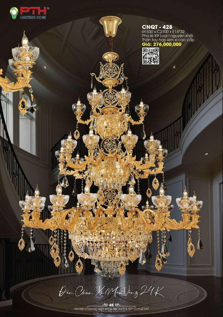 Đèn chùm PTH Lighting Home CNQT - 428