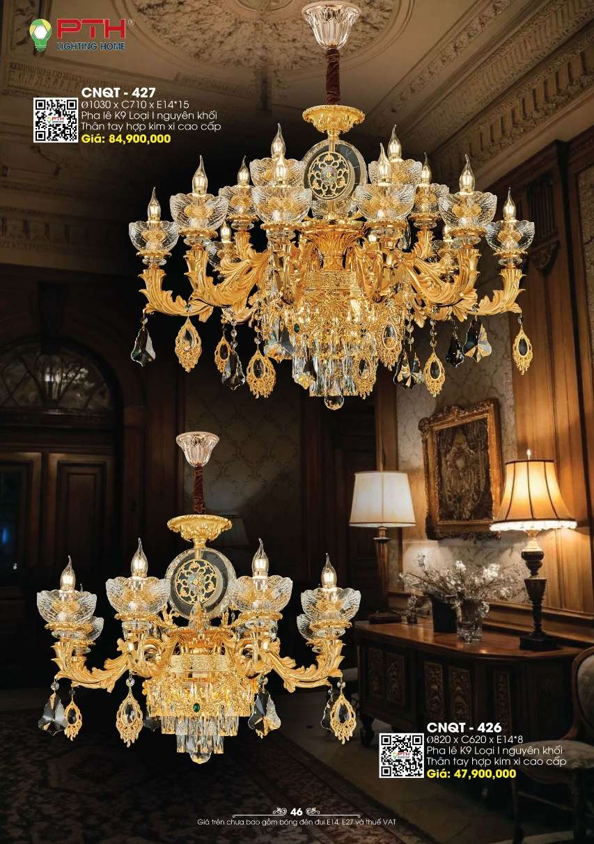 Đèn chùm PTH Lighting Home CNQT - 426, CNQT - 427