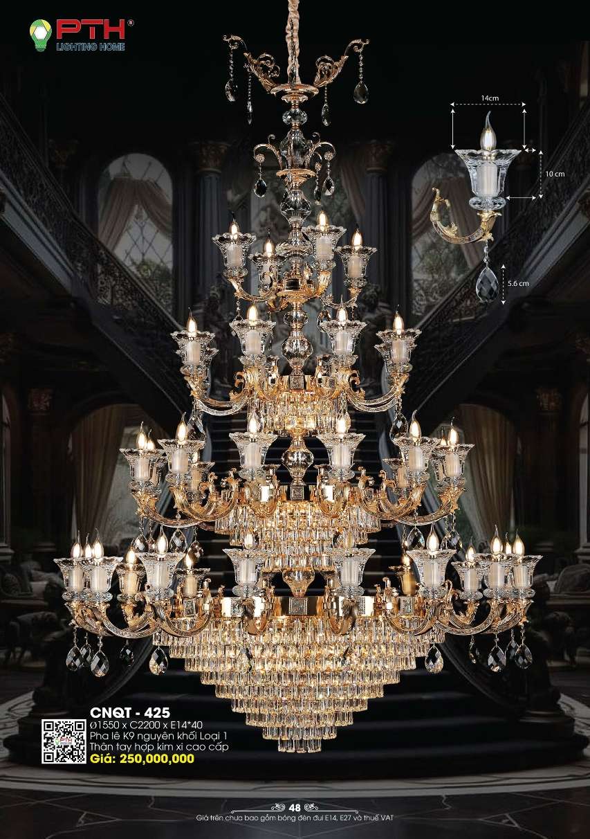 Đèn chùm PTH Lighting Home CNQT - 425