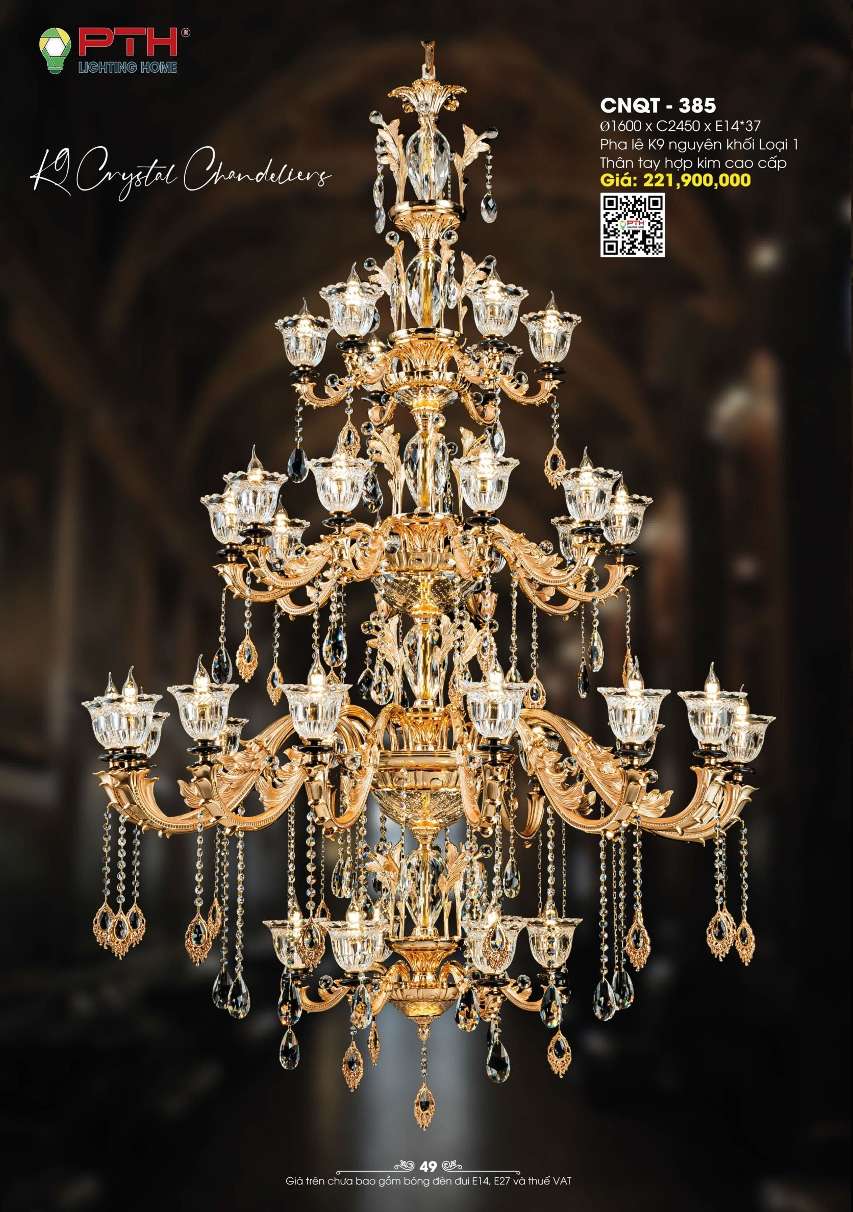 Đèn chùm PTH Lighting Home CNQT - 385