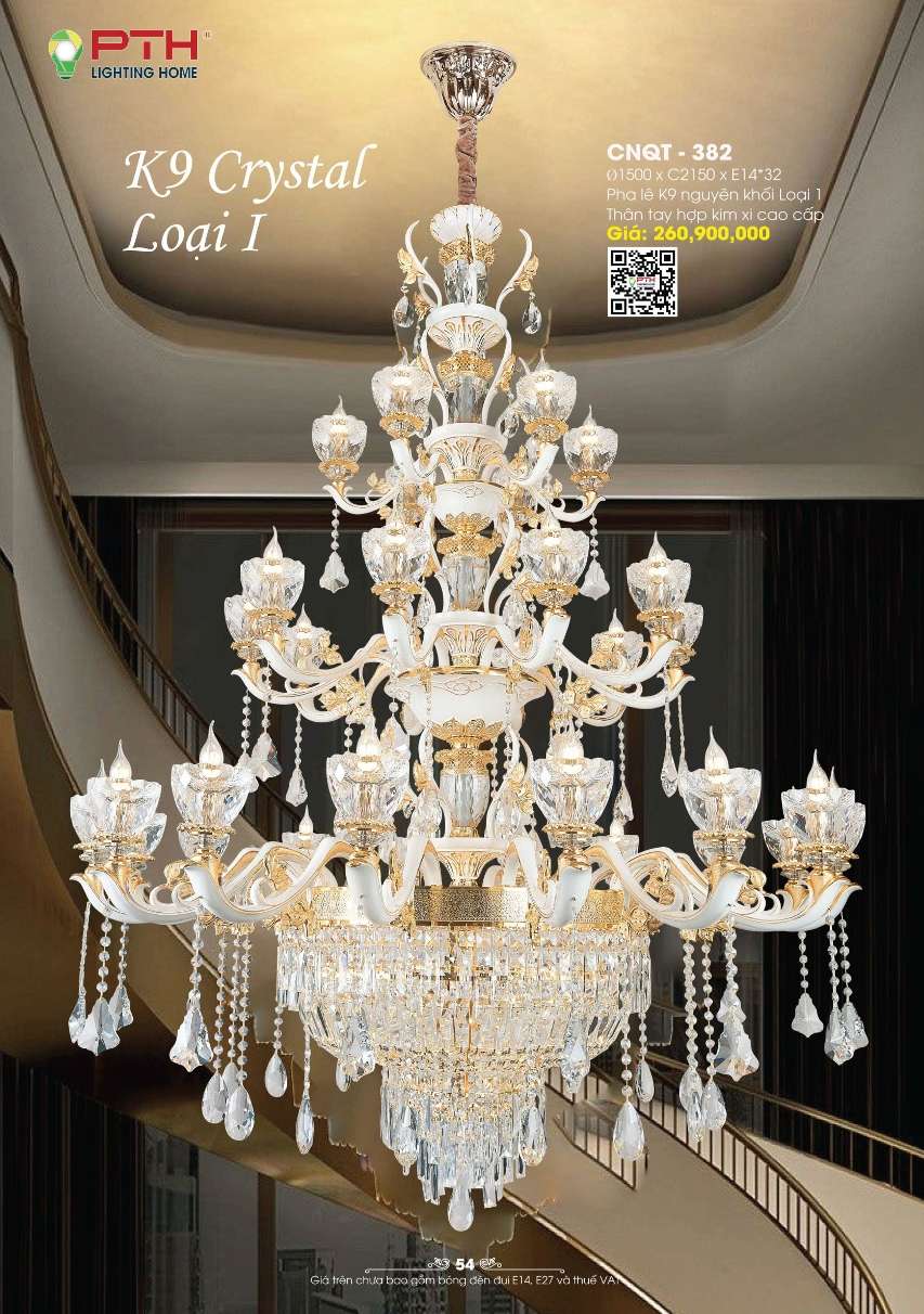 Đèn chùm PTH Lighting Home CNQT - 382