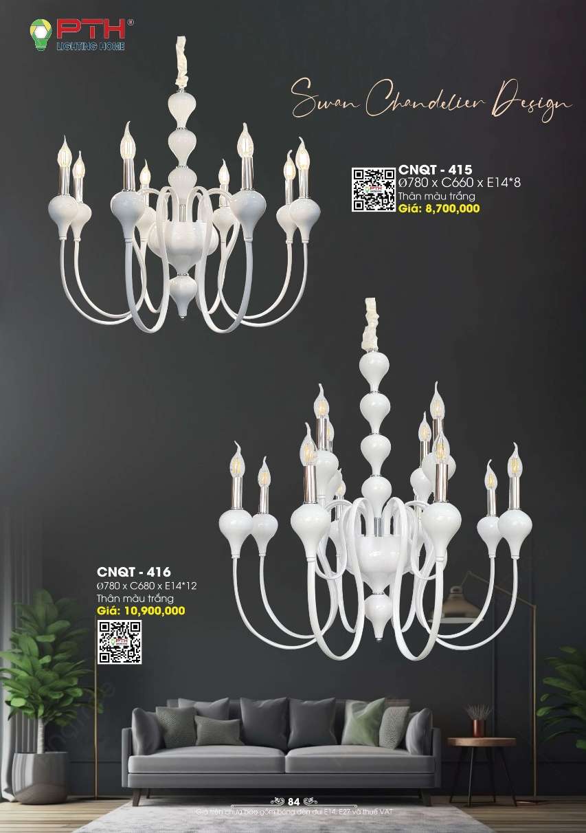 Đèn chùm PTH Lighting Home CNQT - 415, CNQT - 416