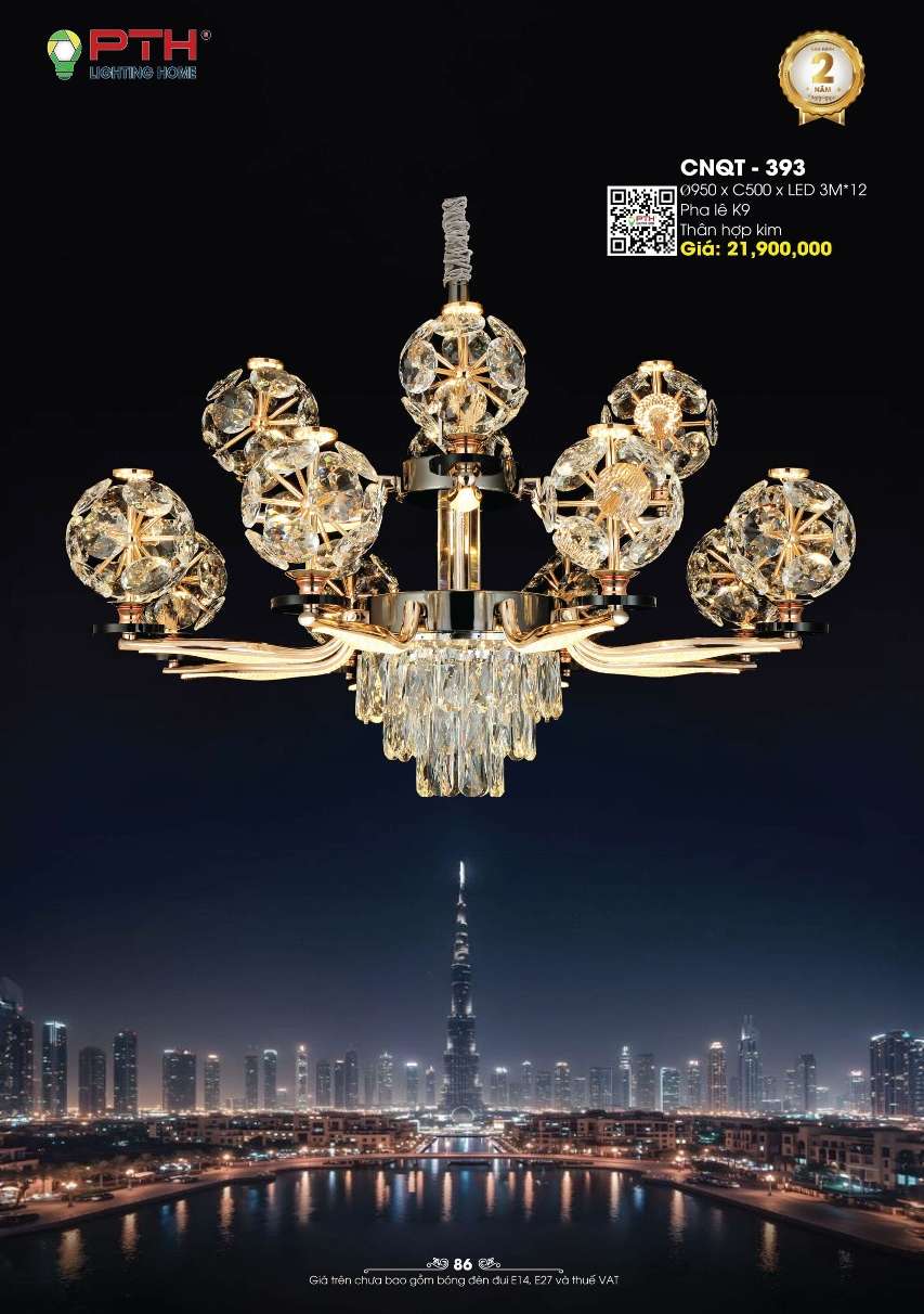 Đèn chùm PTH Lighting Home CNQT - 393