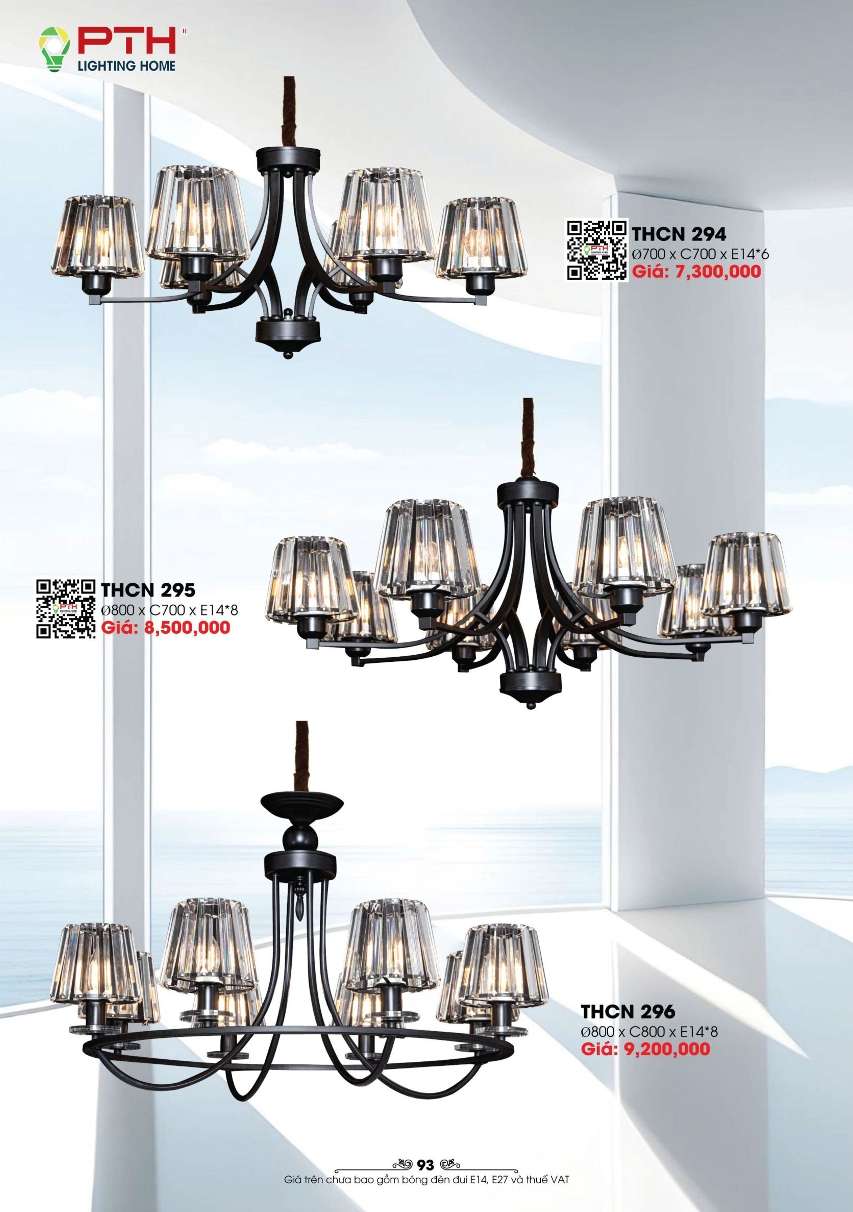 Đèn chùm PTH Lighting Home THCN - 294, THCN - 295, THCN - 296