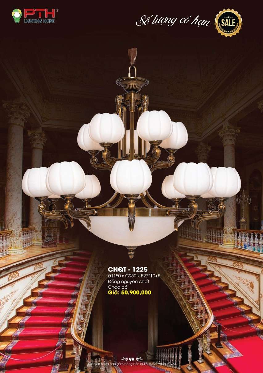 Đèn chùm PTH Lighting Home CNQT - 1225