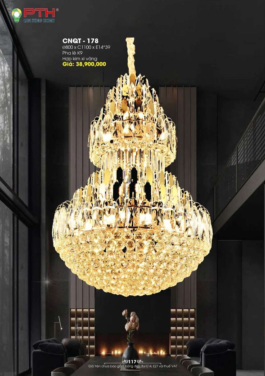 Đèn thả PTH Lighting Home CNQT - 178