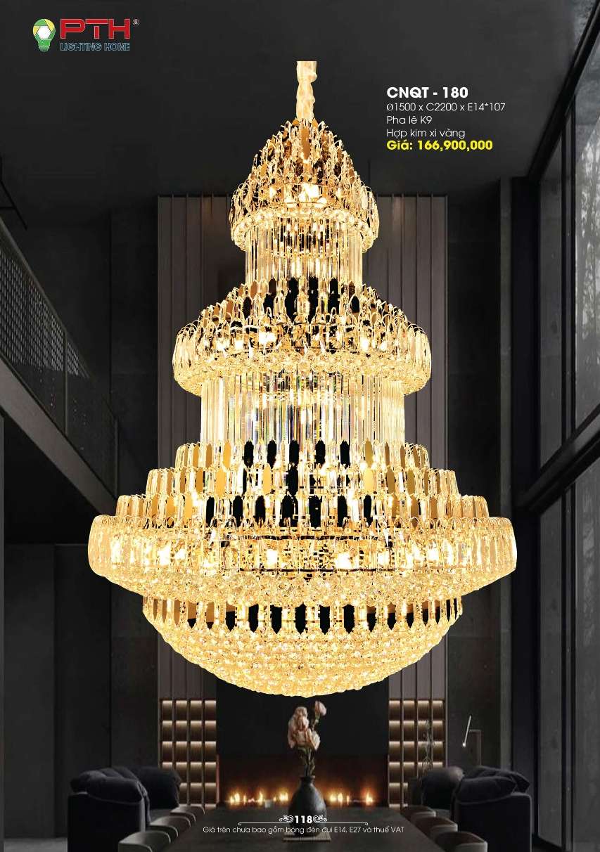 Đèn thả PTH Lighting Home CNQT - 180