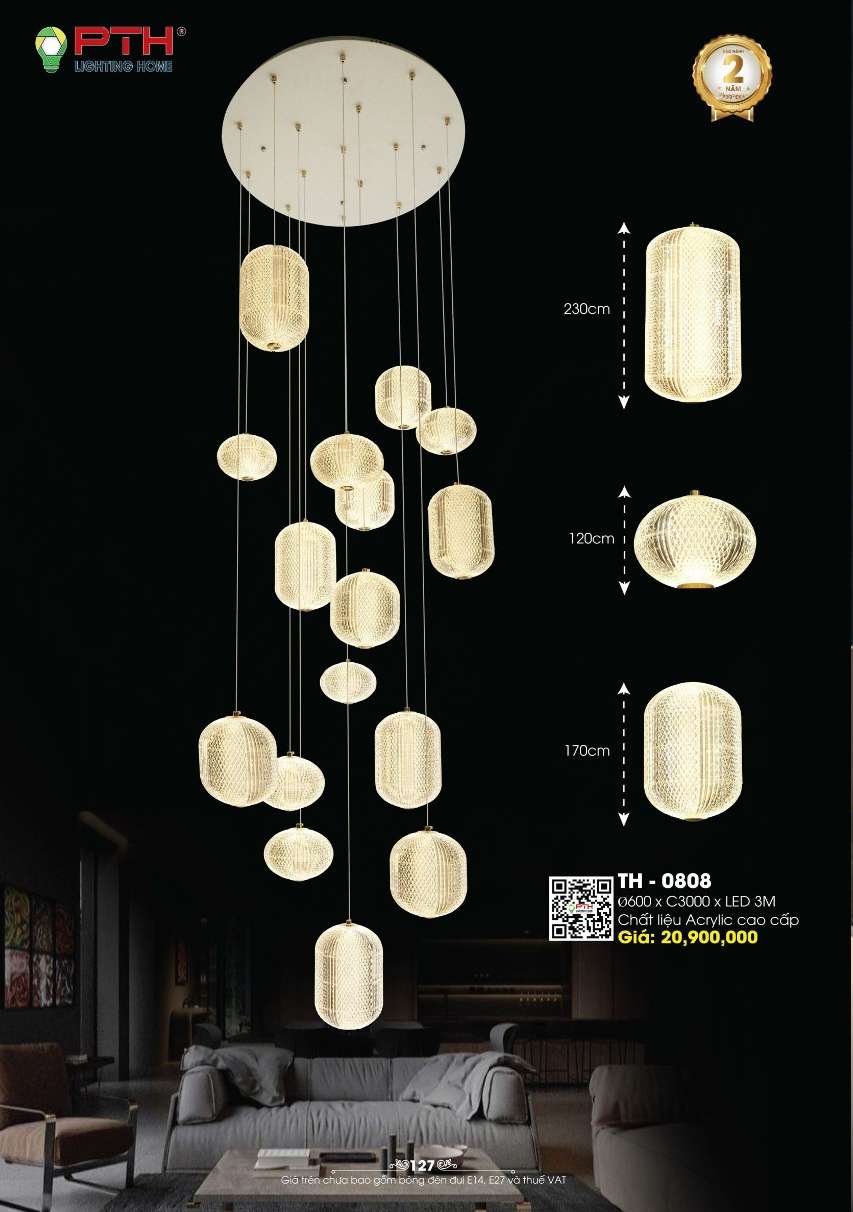 Đèn thả PTH Lighting Home TH - 0808