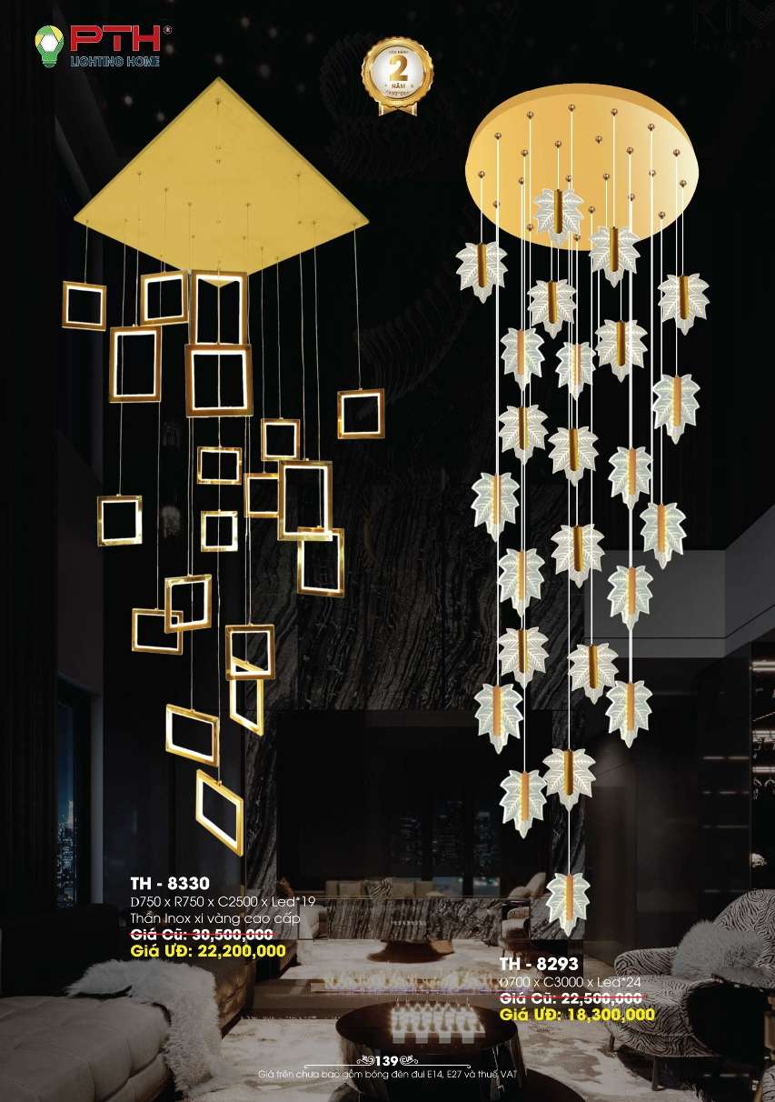 Đèn thả PTH Lighting Home TH - 8330, TH - 8293