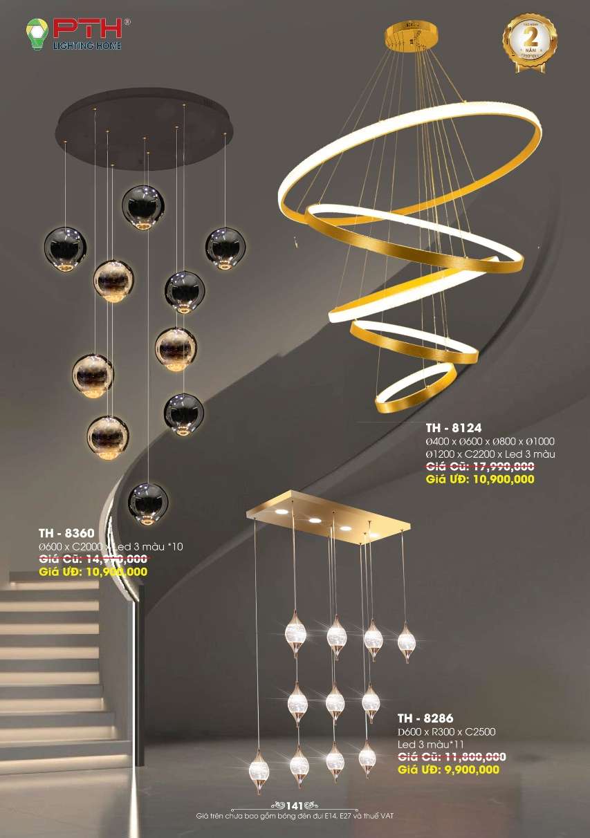 Đèn thả PTH Lighting Home TH - 8360, TH - 8124, TH - 8286