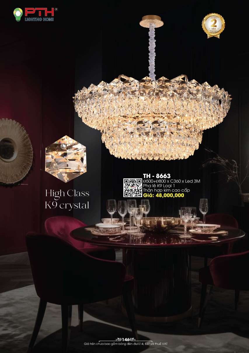 Đèn thả PTH Lighting Home TH - 8663