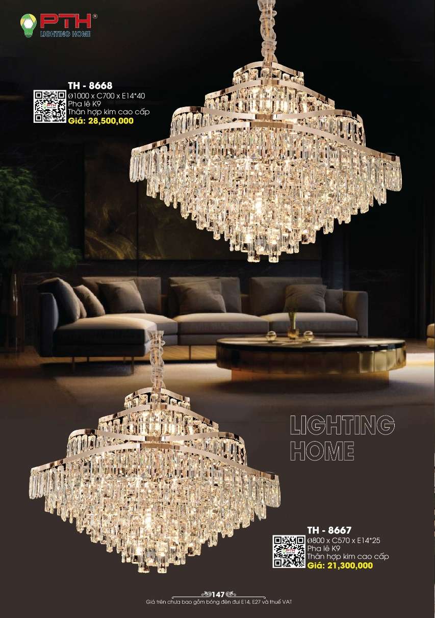 Đèn thả PTH Lighting Home TH - 8667, TH - 8668