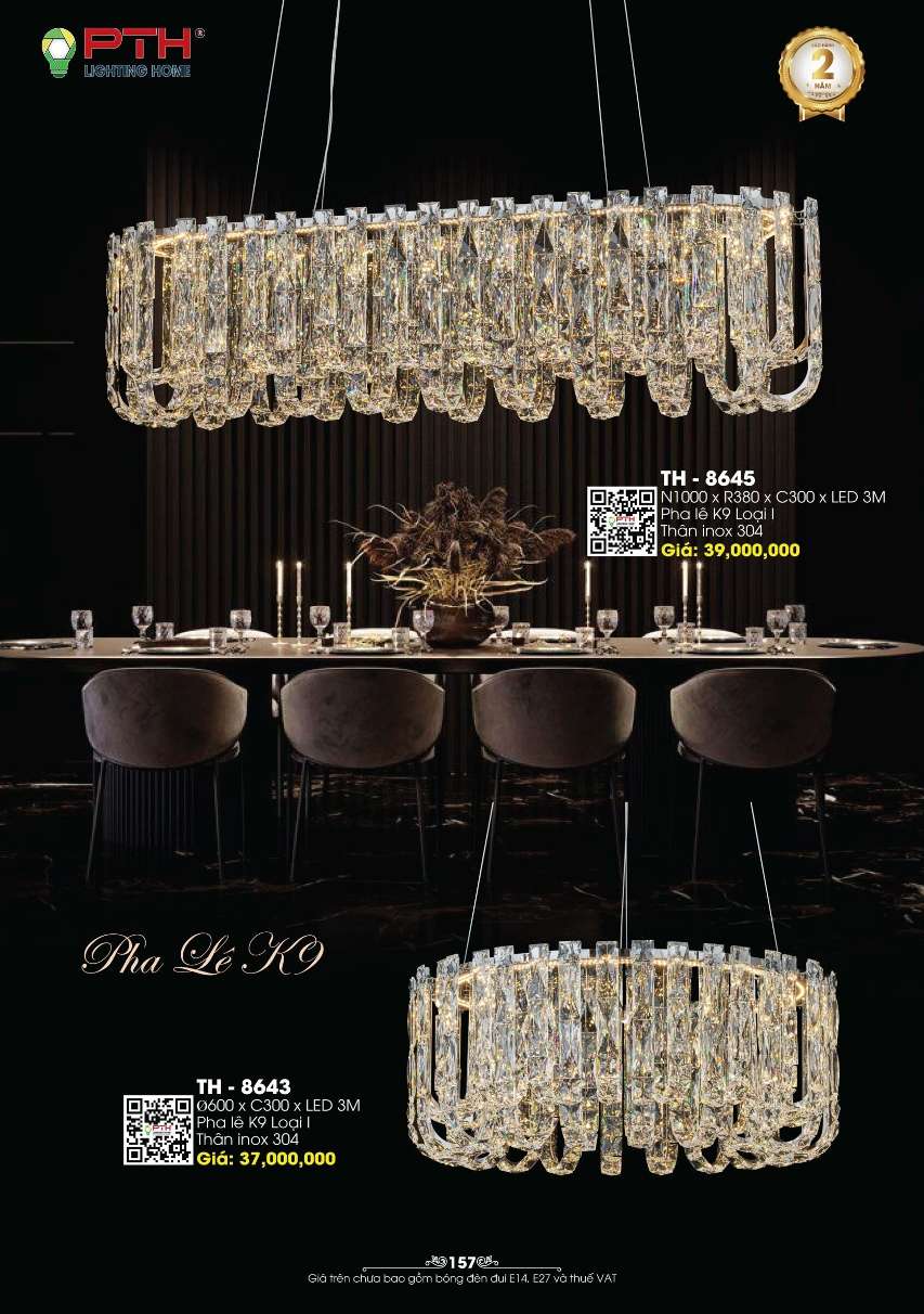 Đèn thả PTH Lighting Home TH - 8645, TH - 8643