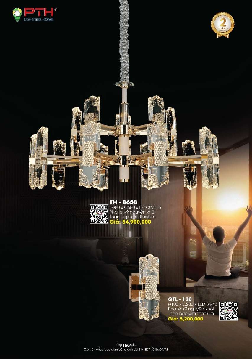 Đèn thả PTH Lighting Home TH - 8658, GTL - 100