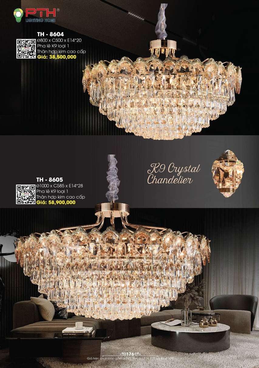 Đèn thả PTH Lighting Home TH - 8604, TH - 8605
