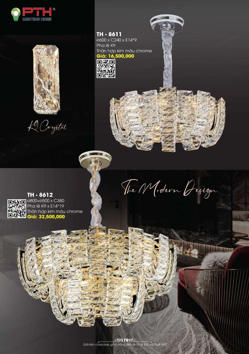 Đèn thả PTH Lighting Home TH - 8611, TH - 8612