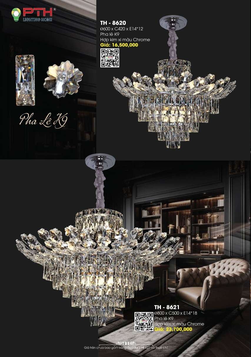 Đèn thả PTH Lighting Home TH - 8620, TH - 8621