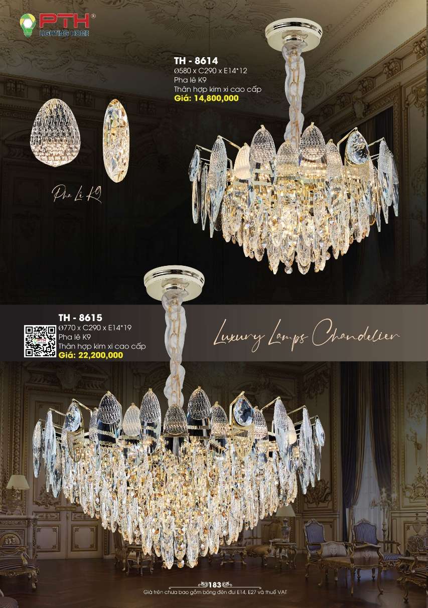 Đèn thả PTH Lighting Home TH - 8614, TH - 8615
