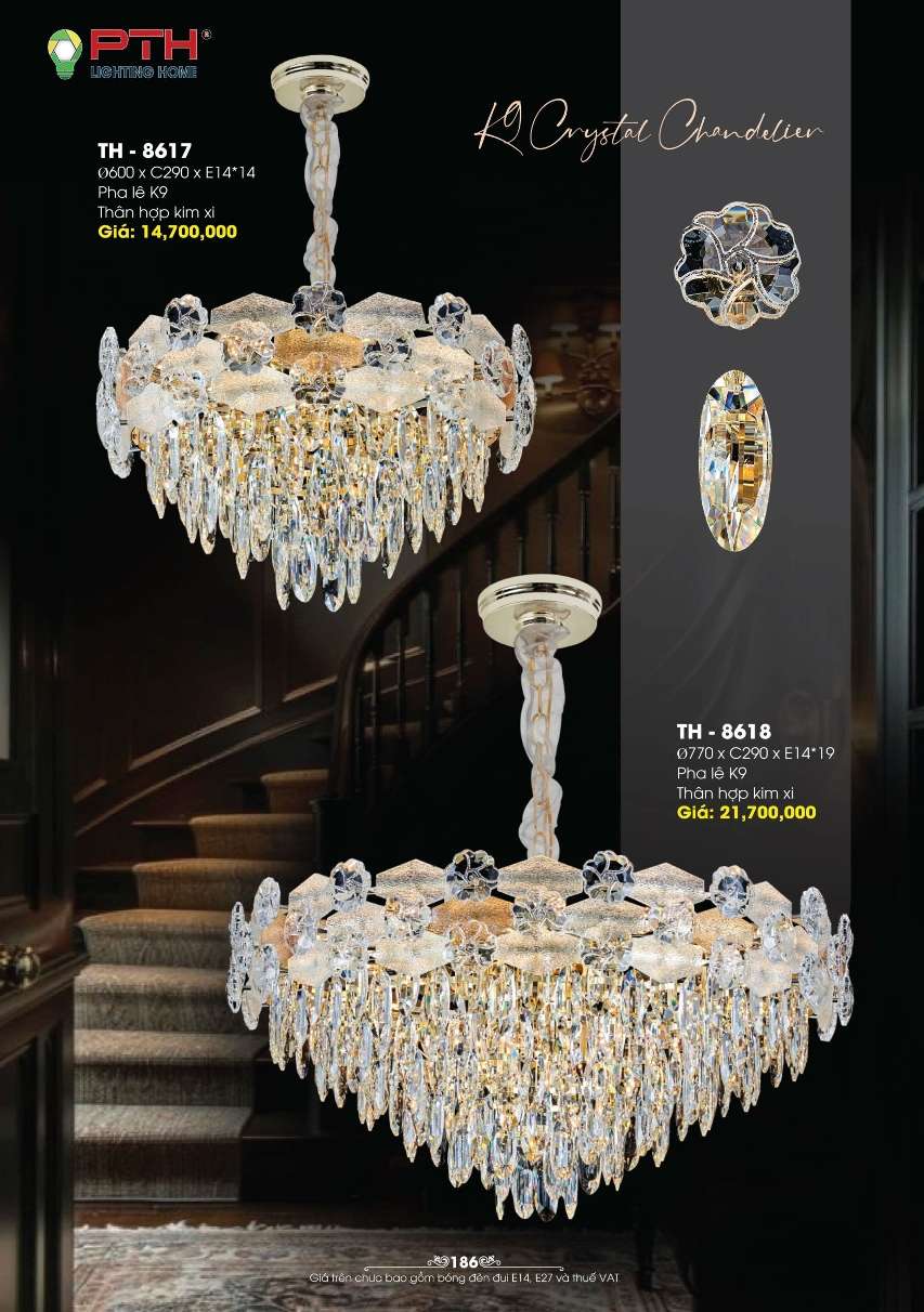 Đèn thả PTH Lighting Home TH - 8617, TH - 8618