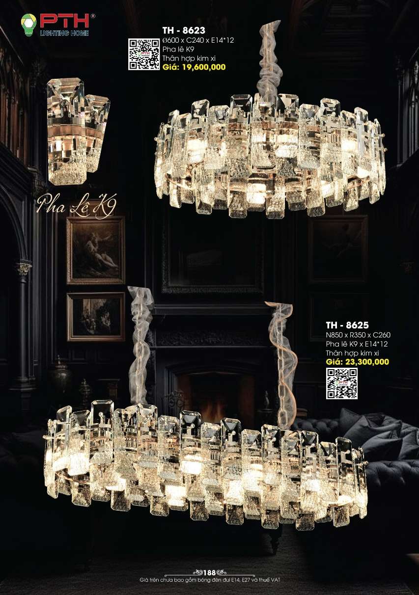 Đèn thả PTH Lighting Home TH - 8623, TH - 8625