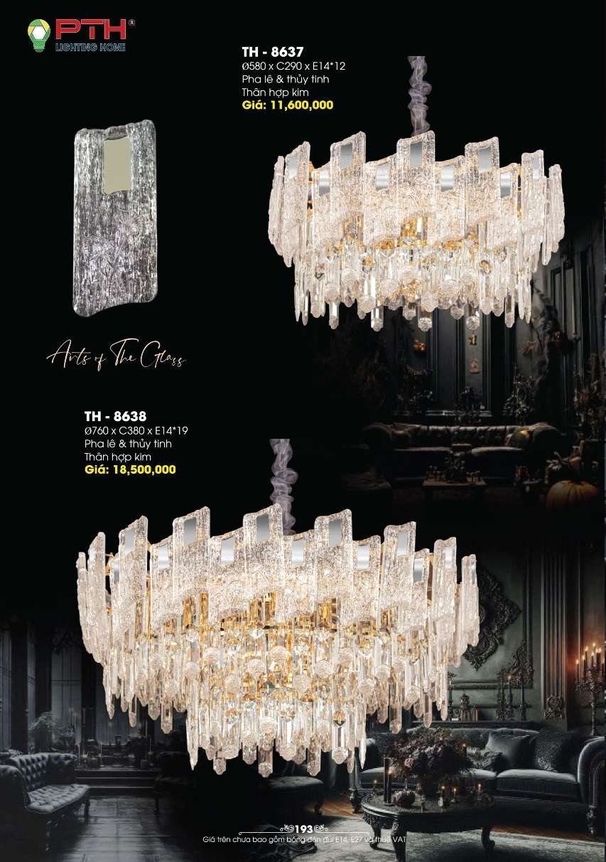 Đèn thả PTH Lighting Home TH - 8637, TH - 8638