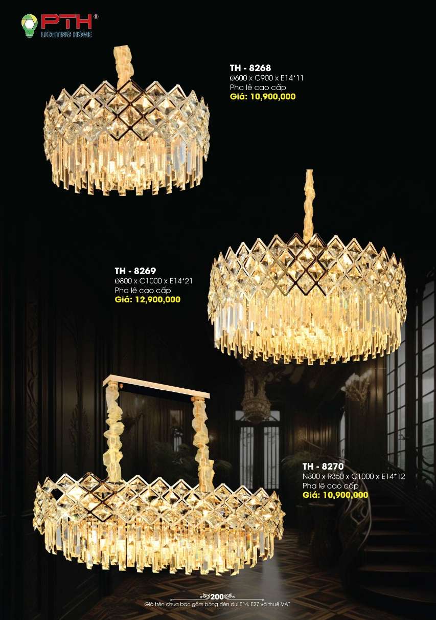 Đèn thả PTH Lighting Home TH - 8268, TH - 8269, TH - 8270