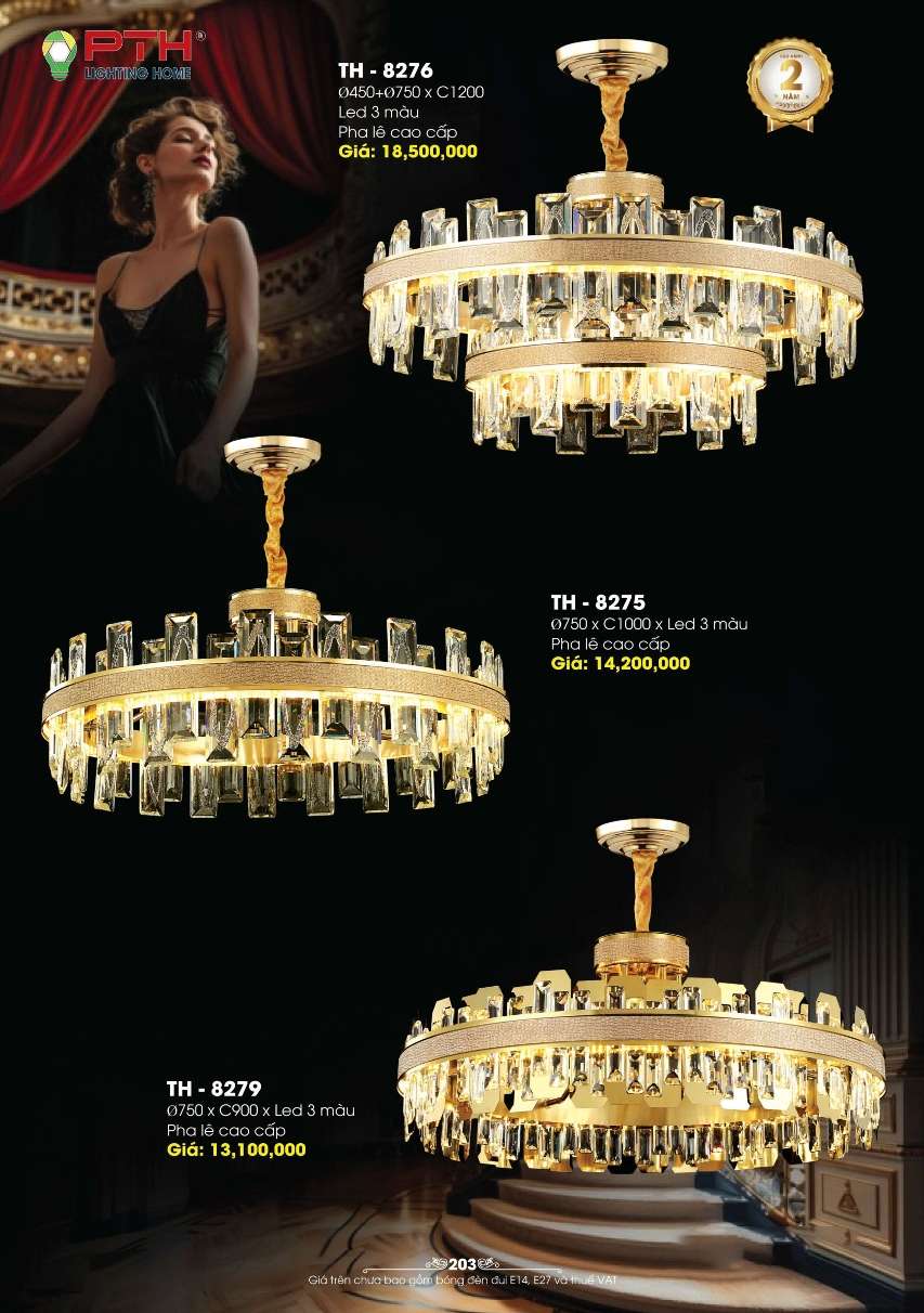 Đèn thả PTH Lighting Home TH - 8276, TH - 8275, TH - 8279
