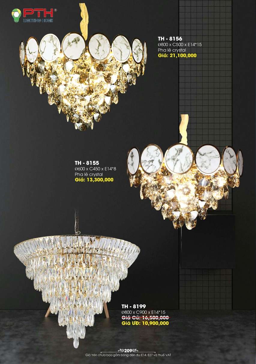 Đèn thả PTH Lighting Home TH - 8156, TH - 8155, TH - 8199
