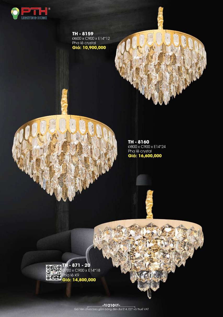 Đèn thả PTH Lighting Home TH - 8159, TH - 8160, TH - 871 - 20