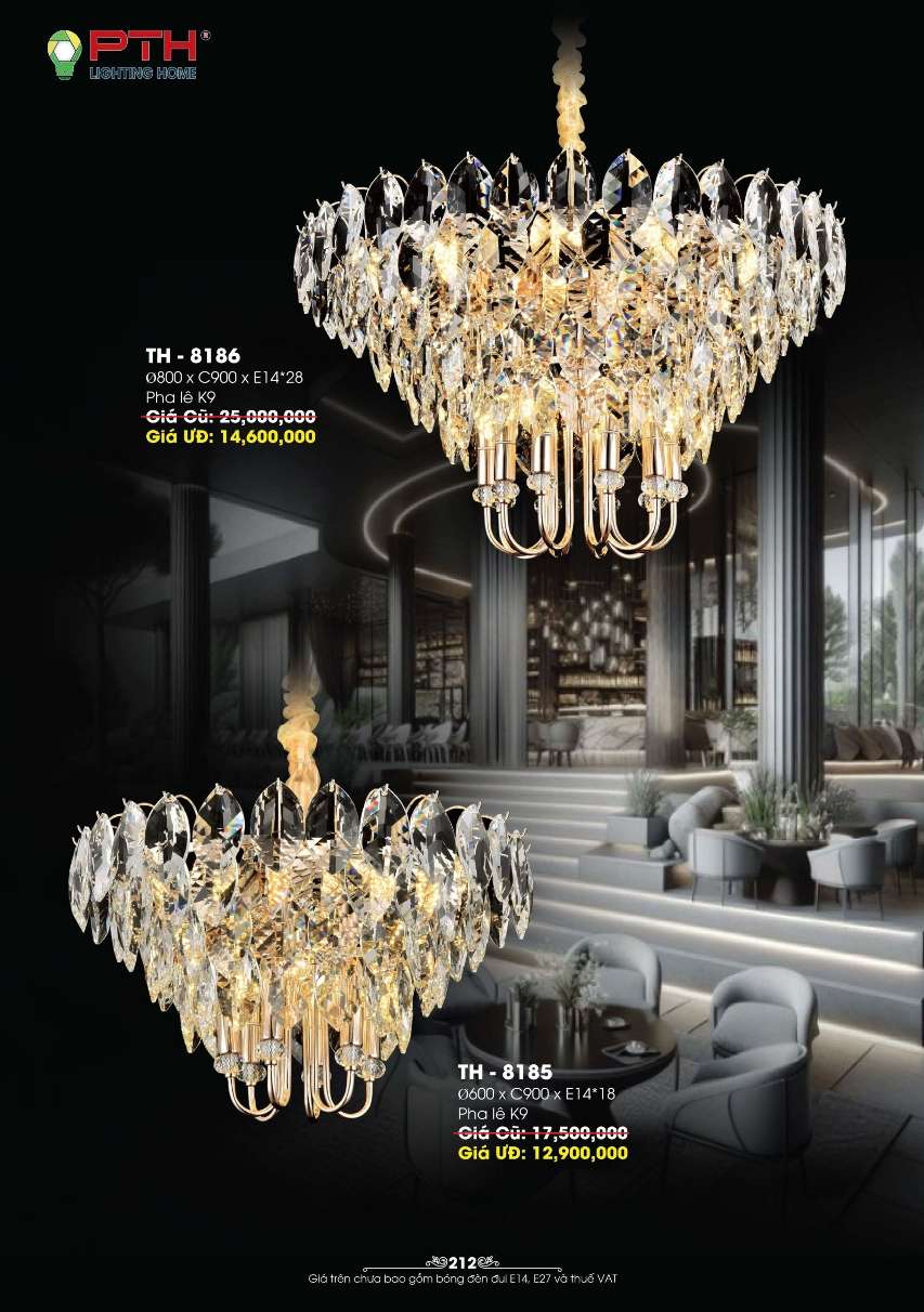 Đèn thả PTH Lighting Home TH - 8186, TH - 8185