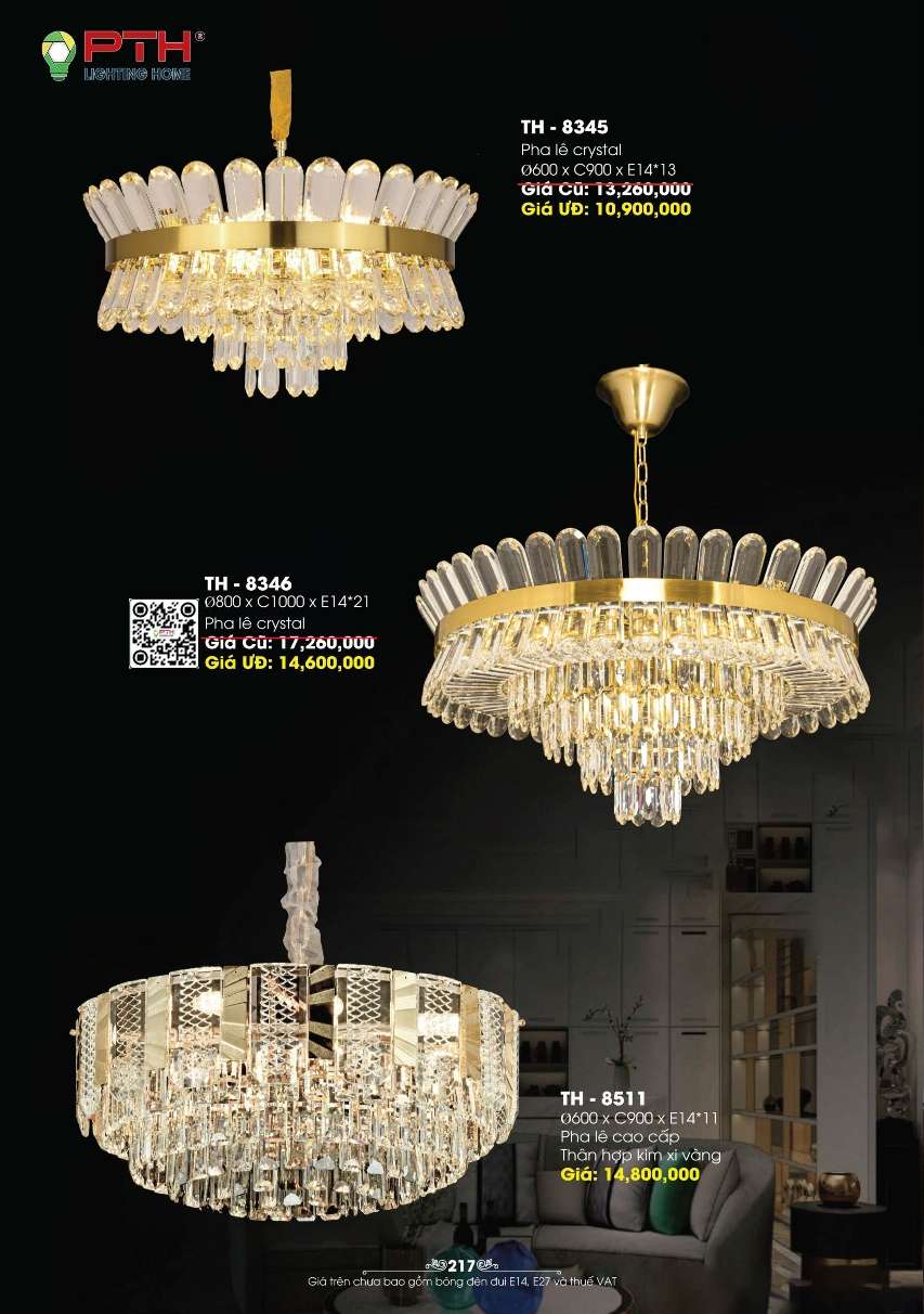 Đèn thả PTH Lighting Home TH - 8345, TH - 8346, TH - 8511