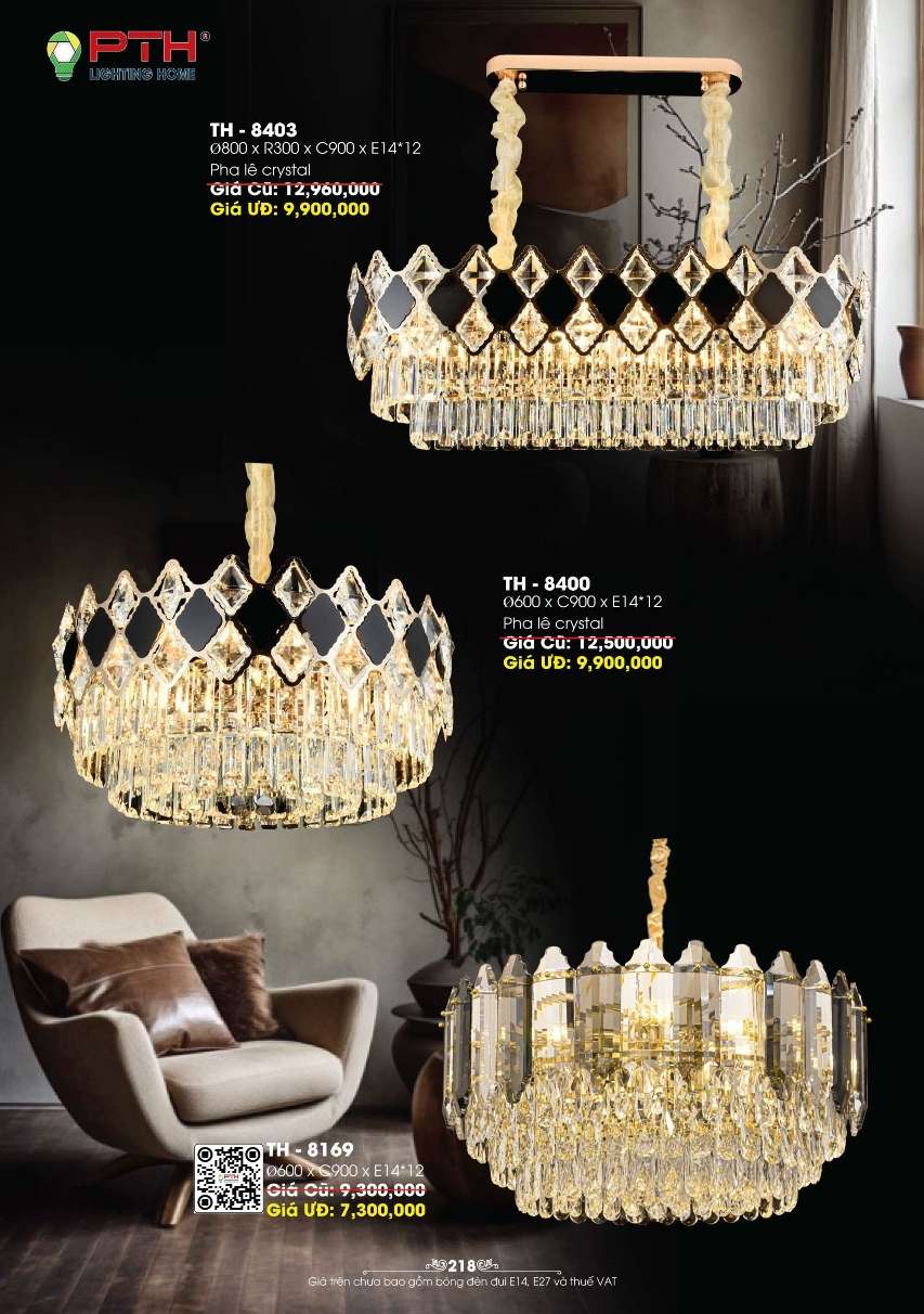 Đèn thả PTH Lighting Home TH - 8403, TH - 8400, TH - 8169