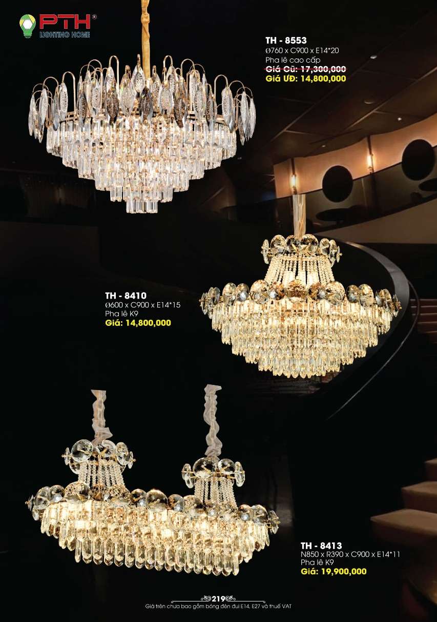 Đèn thả PTH Lighting Home TH - 8553, TH - 8410