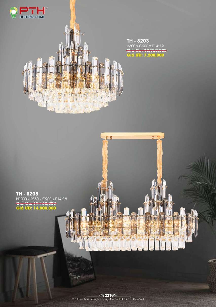 Đèn thả PTH Lighting Home TH - 8203, TH - 8205